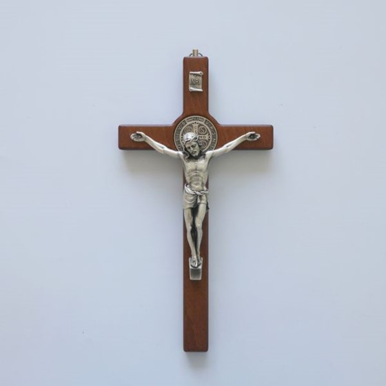 Krzyż wiszący - 25cm /drewniany (TI-4406)