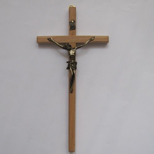 Krzyż wiszący - 21,5cm /drewniany (ARK-J)