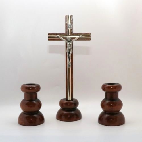 Komplet kolędowy - drewniany ciemny /duży R