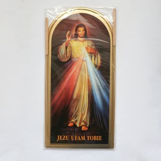 Jezus Miłosierny (ST-05) 15x31cm /złocenie