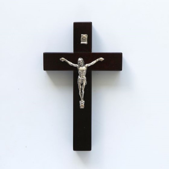 Krzyż wiszący - 14cm /wenge (OB4)