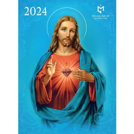 Kalendarz ścienny: Serce Pana Jezusa (MICH-duży)