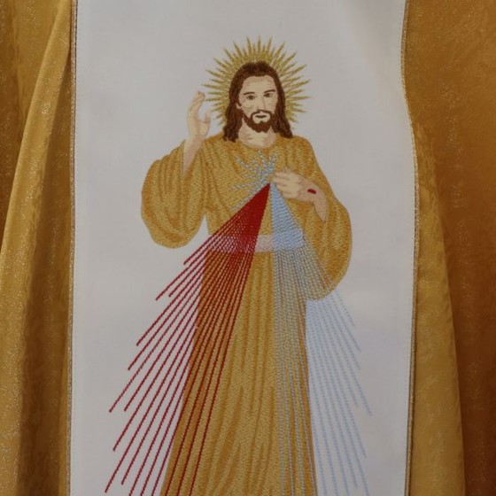 Ornat haftowany (K-736) Jezu Ufam Tobie