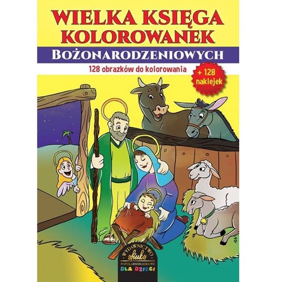 Wielka Księga kolorowanek Bożonarodzeniowych