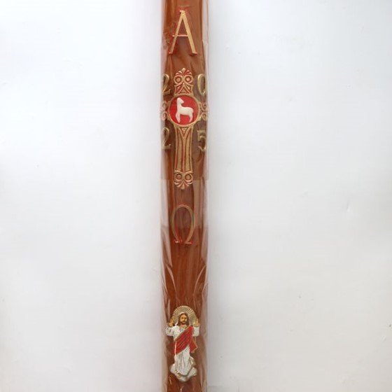 Paschał spalający/głowica - wys. 100cm, śr. 10cm