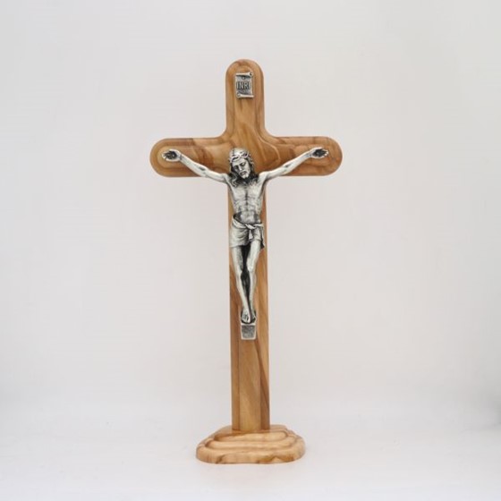 Krzyż drewniany - 25cm (TI-4529/03B)