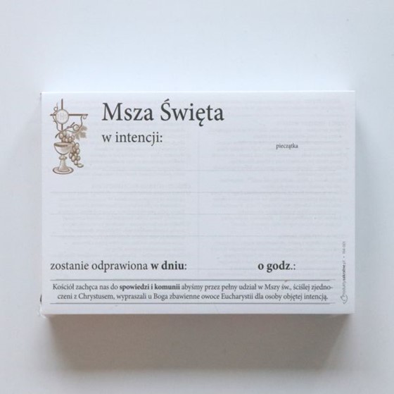 Intencje Mszy Świętej /ALL
