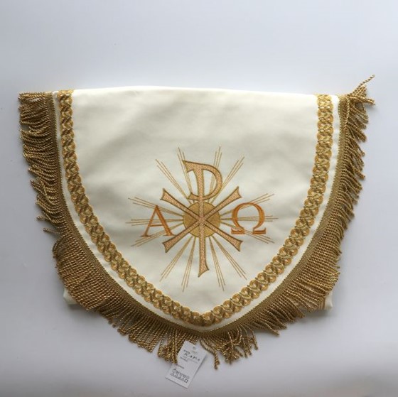 Kapa haftowana (K-822) /ecru - zwykła