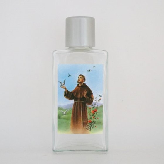 Butelka szklana /KR św. Franciszek