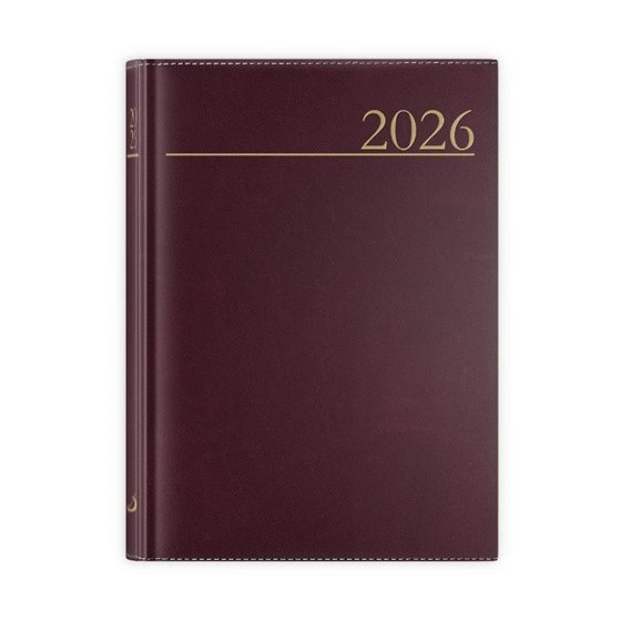 Terminarz Madrid - bordowy (EP-A5)