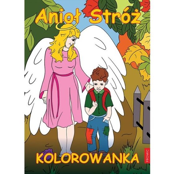 Anioł Stróż - kolorowanka /PROM
