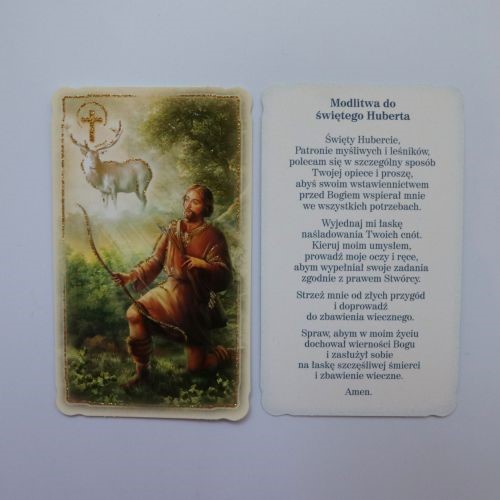 Święty Hubert /brokat