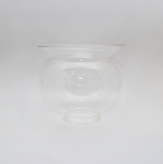 Osłonka szklana - świeca olejowa,  śr. 75mm /L