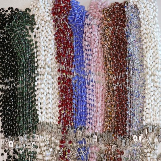 Różaniec z Wodą Świętą (BRX-pestka)