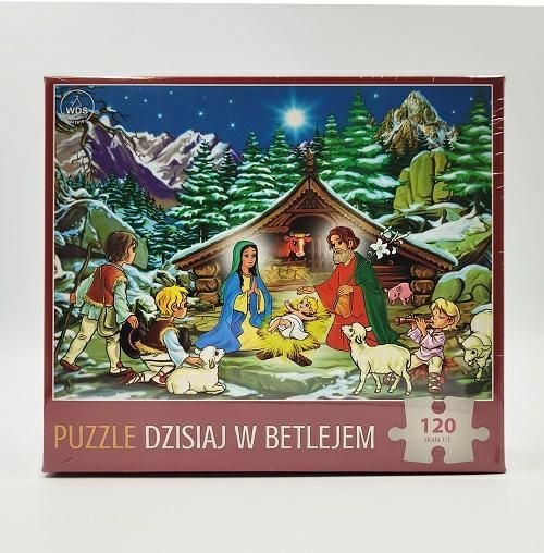 Puzzle - Dzisiaj w Betlejem /120 elementów (SAND)