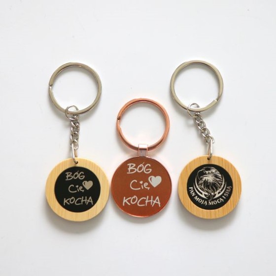 Brelok metalowy (PR-okrągły) Sentencje