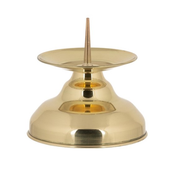 Lichtarz mosiężny pojedynczy - 9cm /L1