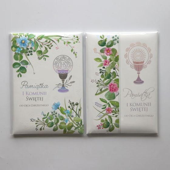 Pamiątka Komunii Świętej od Ojca Chrz. (M-0359)
