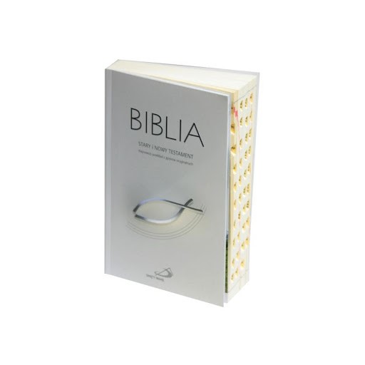 Biblia z rybką /szary, indeks