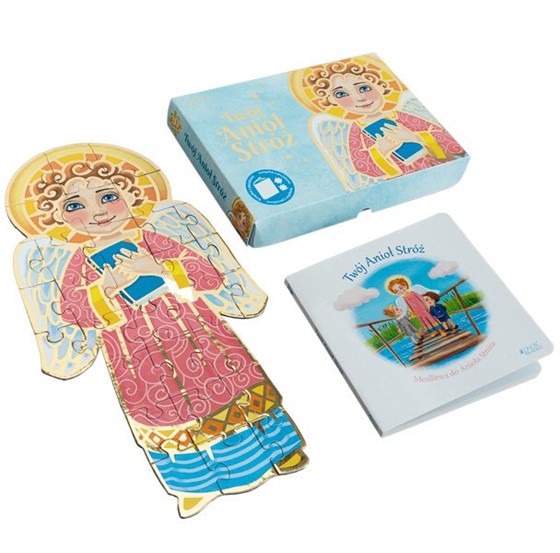 Twój Anioł Stróż. Książka z puzzlami