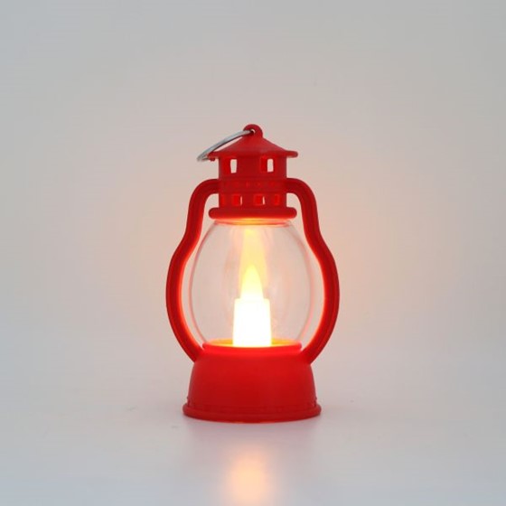 Lampion adwentowy - plastik /bateria (ART-mały)