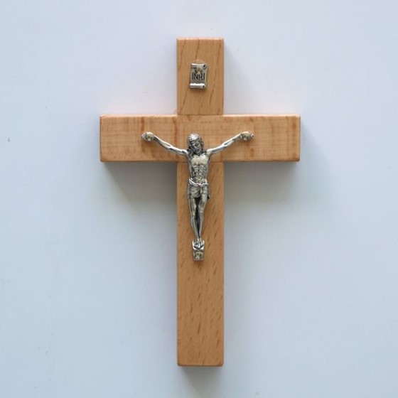 Krzyż wiszący - 14cm /naturalny (OB4)
