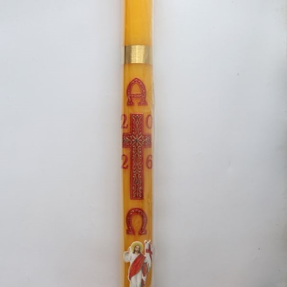 Paschał spalający - wys. 130cm, śr. 10cm /W-K4 ż P