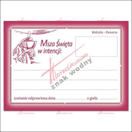 Intencje Mszy Świętej