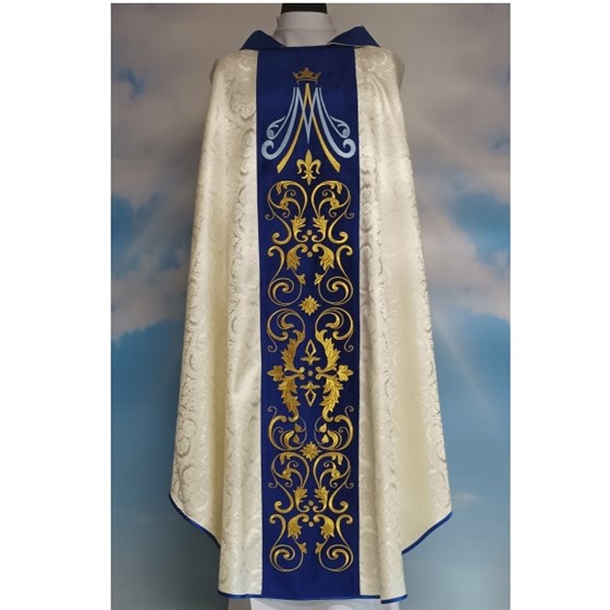 Ornat haftowany (S-763) Maryjny