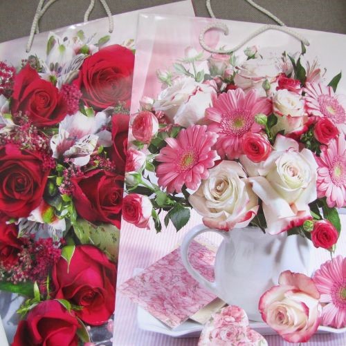 Torba /40,5x56cm  (PM T17-kwiaty)