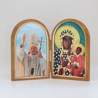 Tryptyk - Jan Paweł II i MB Częstochowska /KR