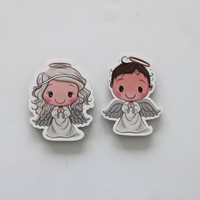 Magnes drewniany (KW) Aniołek