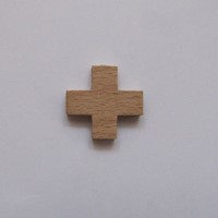 Krzyżyk - Plusik jasne drewno (20x20)
