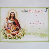 Dyplom ukończenia katechezy - Przedszkole (A-05)