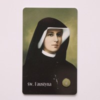 Obrazek z płótnem /Św. Faustyna