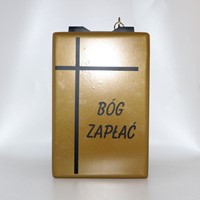 Skarbonka metalowa na ścianę