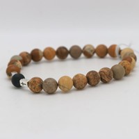 Bransoletka (R-męska) / jaspis brązowy