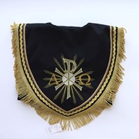 Kapa haftowana (K-822) /czarna - przód haft.