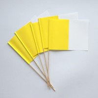 Chorągiewka papierowa /15x20 cm Ż /OB