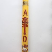 Paschał spalający/głowica - wys. 100cm, śr. 10cm