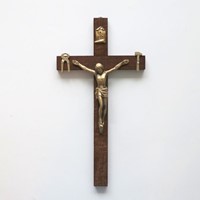 Krzyż wiszący - 25cm /drewniany (L-SLT-C)