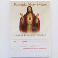 Pamiątka 18 rocznicy urodzin (K-PK-Pan Jezus)