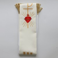 Stuła haftowana (K-223) Serce Pana Jezusa