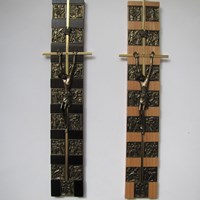 Krzyż wiszący - 34x8cm /drewniany (ARK DK)