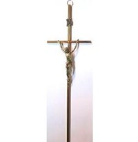 Krzyż wiszący - 25cm /złoty (ARK-Z)