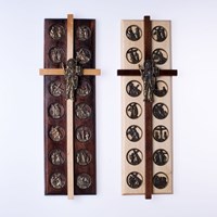 Krzyż wiszący - 30x10cm /drewniany (J-DK12)