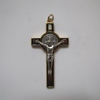 Krzyż wiszący - 8cm /złoty (IT-3577Z)