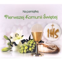 Na pamiątkę Pierwszej Komunii Św. /Perełka 320