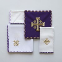 Bielizna haftowana (H-030) fioletowa