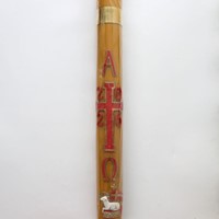 Paschał spalający/głowica - wys. 100cm, śr. 10cm